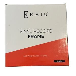 KAIU Black Vinyl Record Frame New